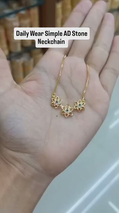 Cute and Elegant AD Stone Neckchain 
Code: ADPG31