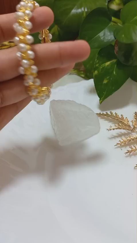 Beautiful Pearl Lock Bangle Code : LBW