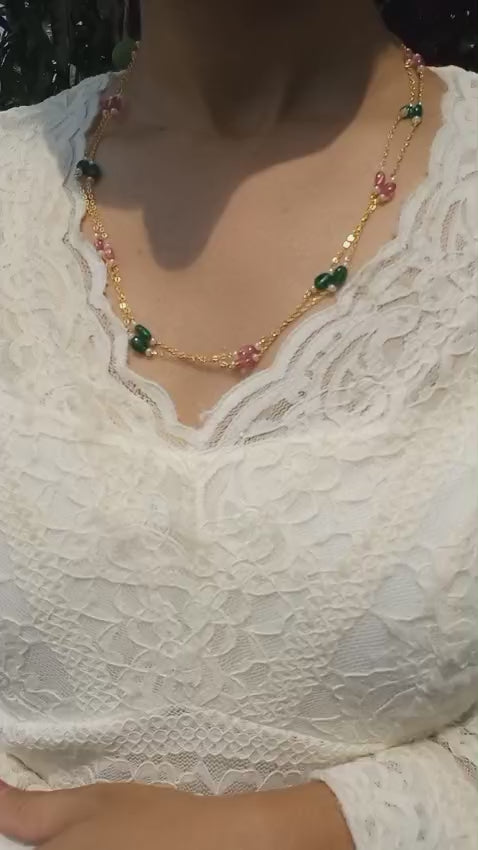 3 Layer Short length beautiful neck chain

Code : CDGP2S