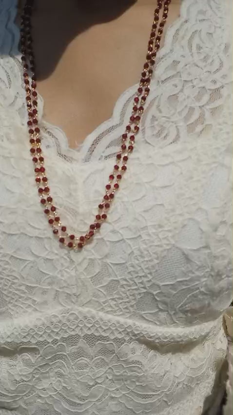 Beautiful 2 layer cristal beads neckpiece 

Code : CM2