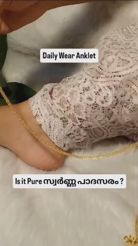 Premium Gold Plated Daily use anklet.
Code: ANK1