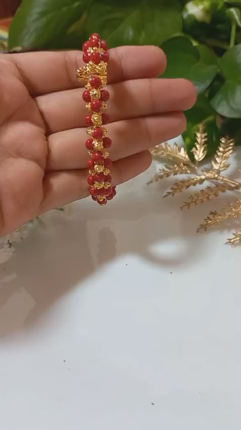 Beautiful Rooby Lock Bangle
Code : LBR