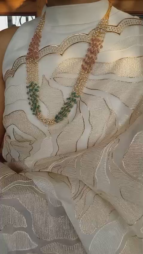 Beautiful Multi colour layered pearl neck piece 
Code : Multi8