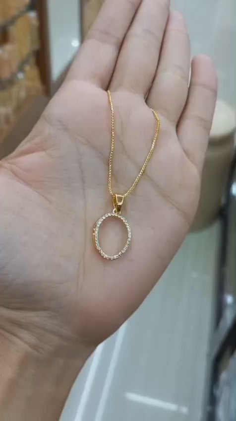 Daily Wear & Premium quality AD Pendant with Chain
Code: NLC0010