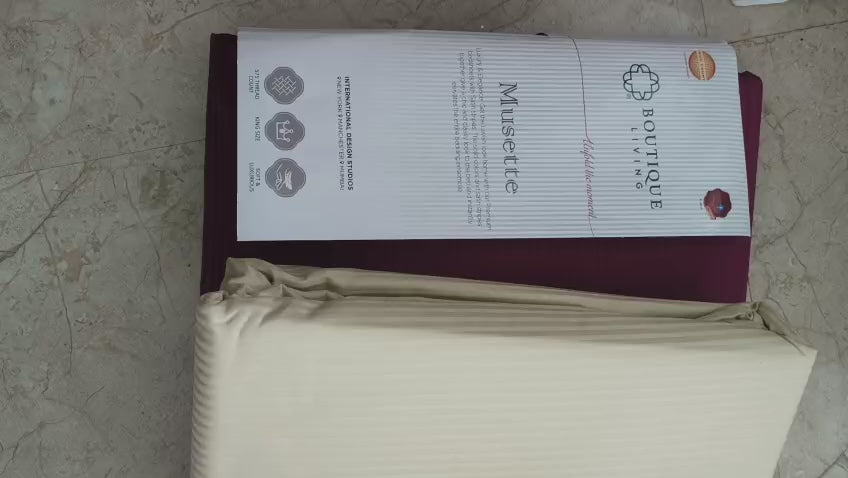 Premium Plain Cotton Bedsheets Boutique Collection in Elegant Style for Premium Homes
