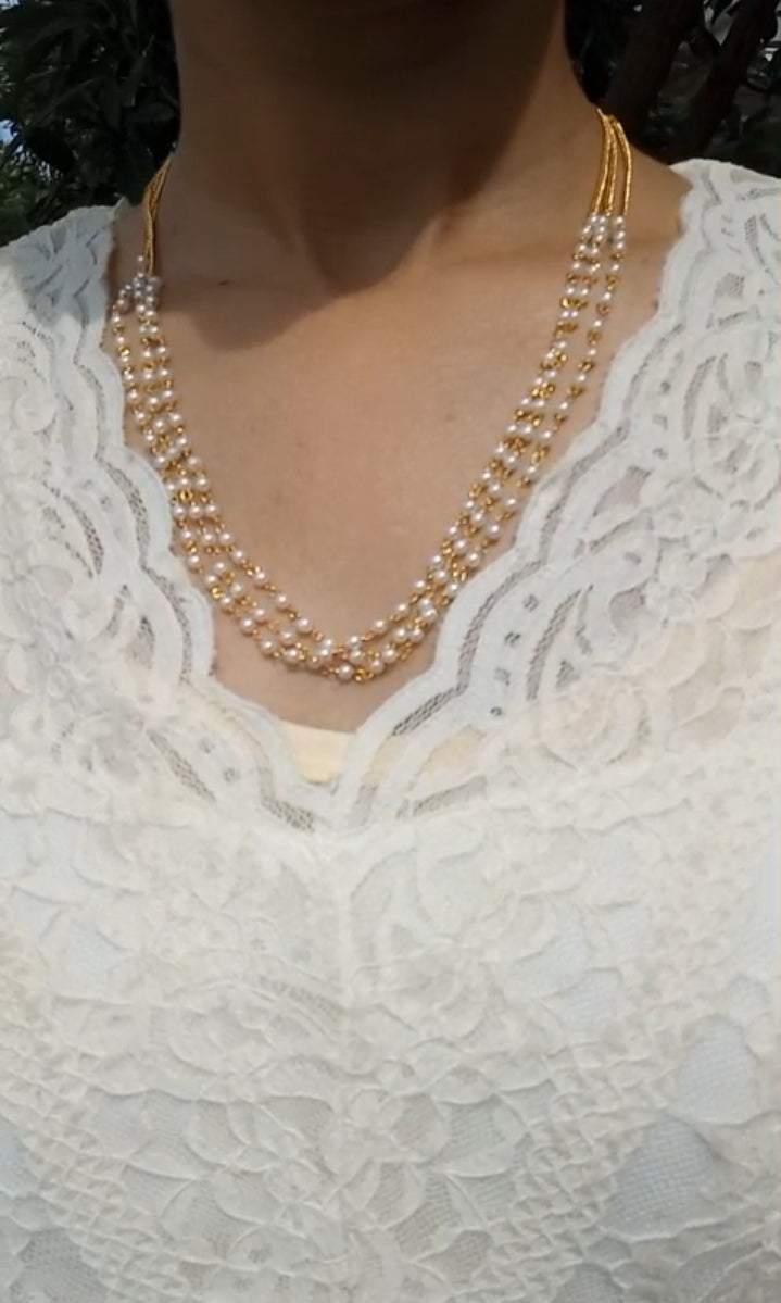 Exclusive pearl layered premium necklace Jewellery
