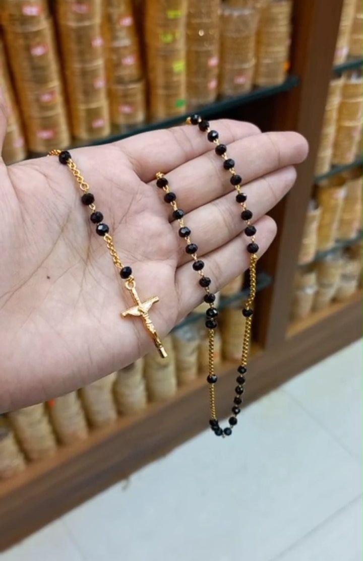 Premium gold plated beautiful rosary 
Kontha mala  Code: NL54 Jewel byjuwaan